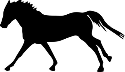 horse silhouette3