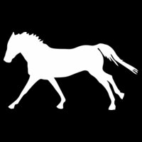 horse silhouette2