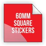 Square Vinyl Sticker 100mm x 100mm