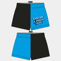 Footy Shorts - Coloured Stripes