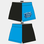 Footy Shorts - Coloured Stripes