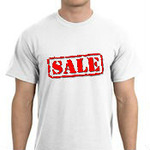 Cotton Mens T-Shirt White Only S to 5XL ON SALE!