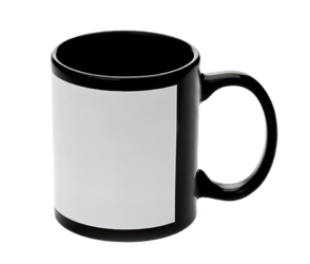 Black Coffee Mug Printing